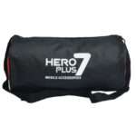 black gym duffle bag