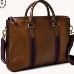 leather laptop messenger bag