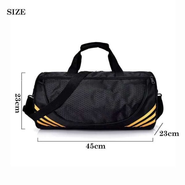 Black gym bag