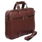 mens leather laptop briefcase