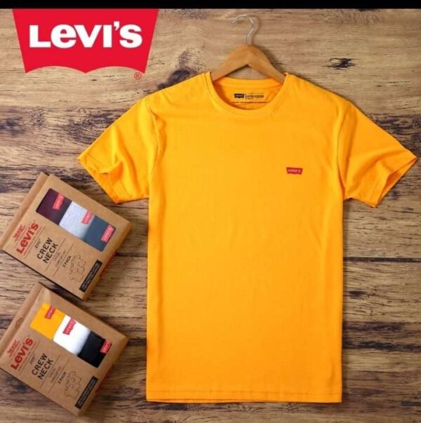 Levi’s Yellow Men’s t shirt manufacturer in India