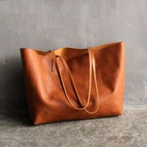 Leather Shopping tote bags exporter