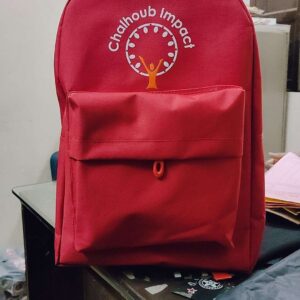 Boys and Girls School Backpack Red