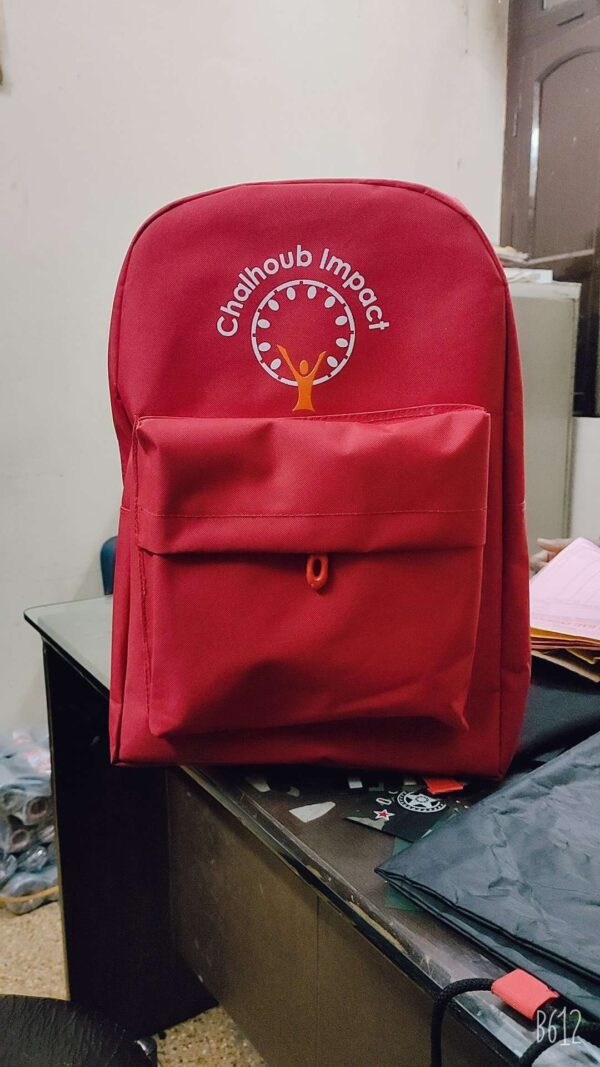 Boys and Girls School Backpack Red