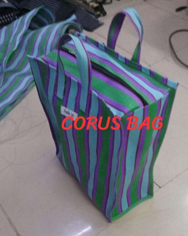 Indian Market Nylon Shopping Bag With Zip in India