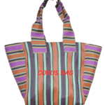 nylon shopper tote