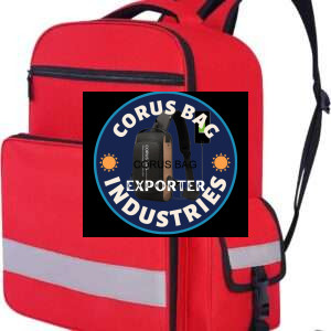 CORUS Medicine Nylon Portable Large Backpack Medical First Aid Kit Storage bag Empty (No Medicine Included) | Medical Emergency | First Aid Kit Bag | Travelling Car, Home, Office (Red Color) CORUS Medicine Nylon Portable Large Backpack Medical First Aid Kit Storage bag Empty (No Medicine Included) | Medical Emergency | First Aid Kit Bag | Travelling Car, Home, Office (Red Color)