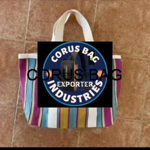 Corus Premium Recycled Nylon Market Tote Bag with Premium Cotton Webbing Strap Corus Premium Recycled Nylon Market Tote Bag with Premium Cotton Webbing Strap