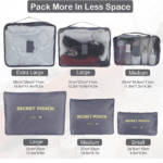 luggage organizer set