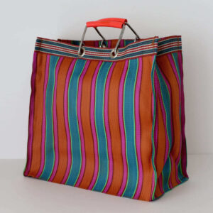 Recycled Plastic Bag with Aluminum Handle for Shopping
